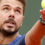 Une défaite d'entrée pour Wawrinka à Bordeaux KEYSTONE/EPA/SEBASTIEN NOGIER